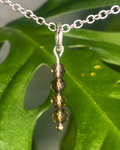 Smokey Quartz Long Necklace Charm