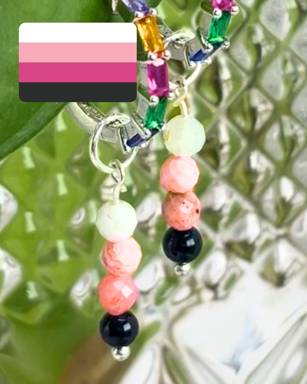 Transfem Pride Earring Charm