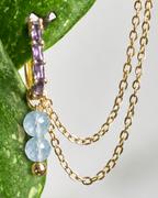 Aquamarine Cordellia Earring Chain