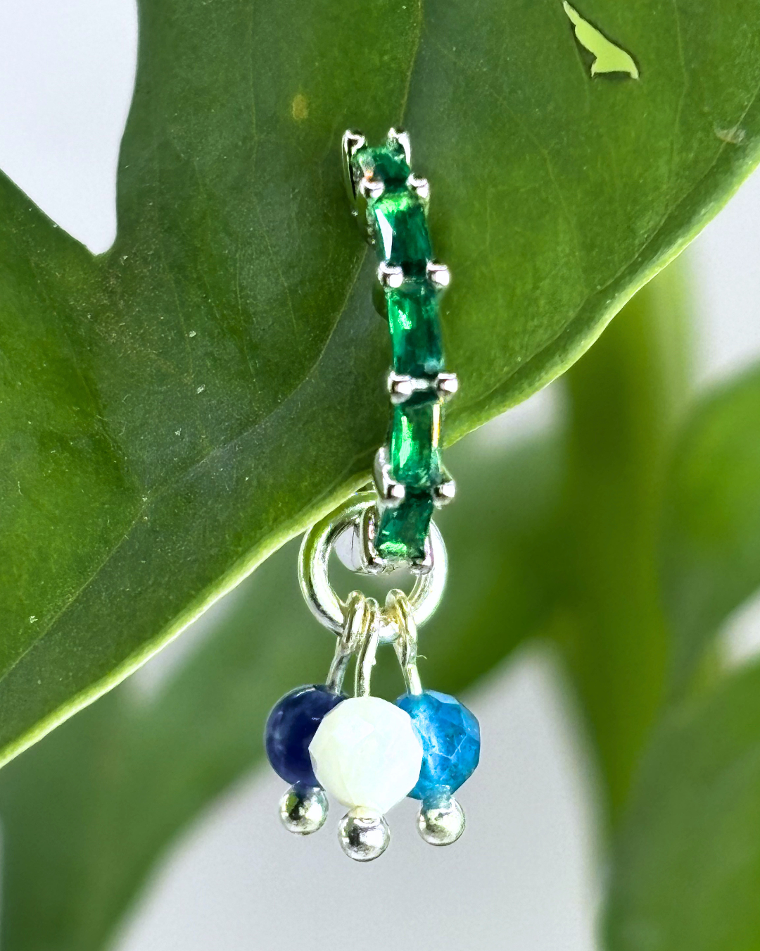 MLM / Gay / NWLNW Pride Grape Crystal Earring Charm
