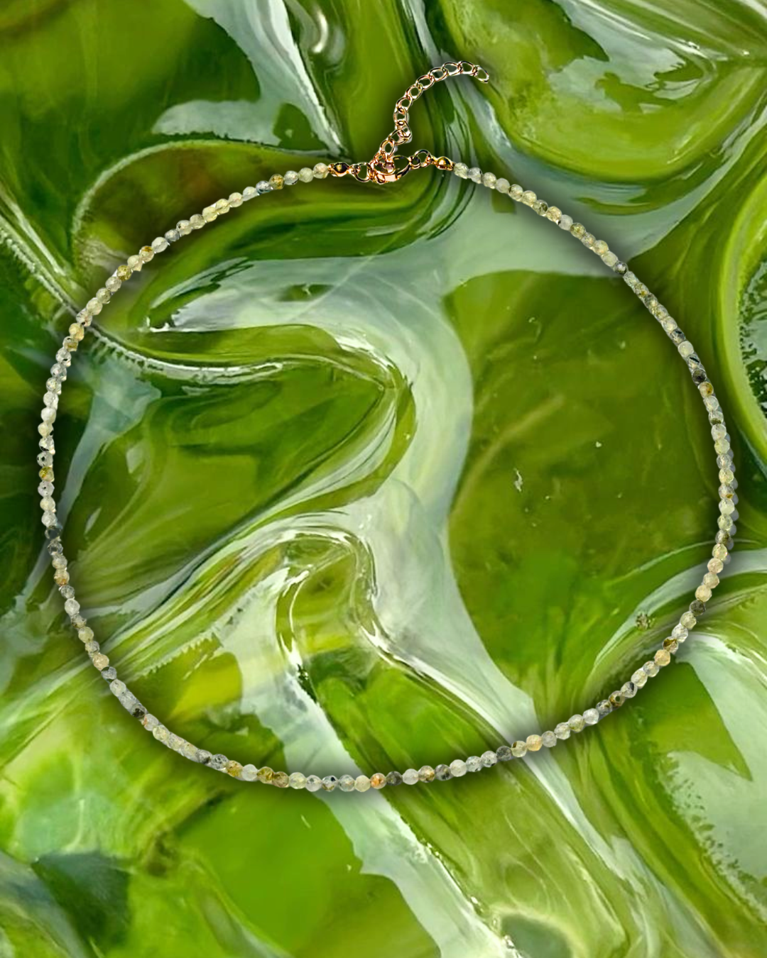 Peridot Crystal Necklace