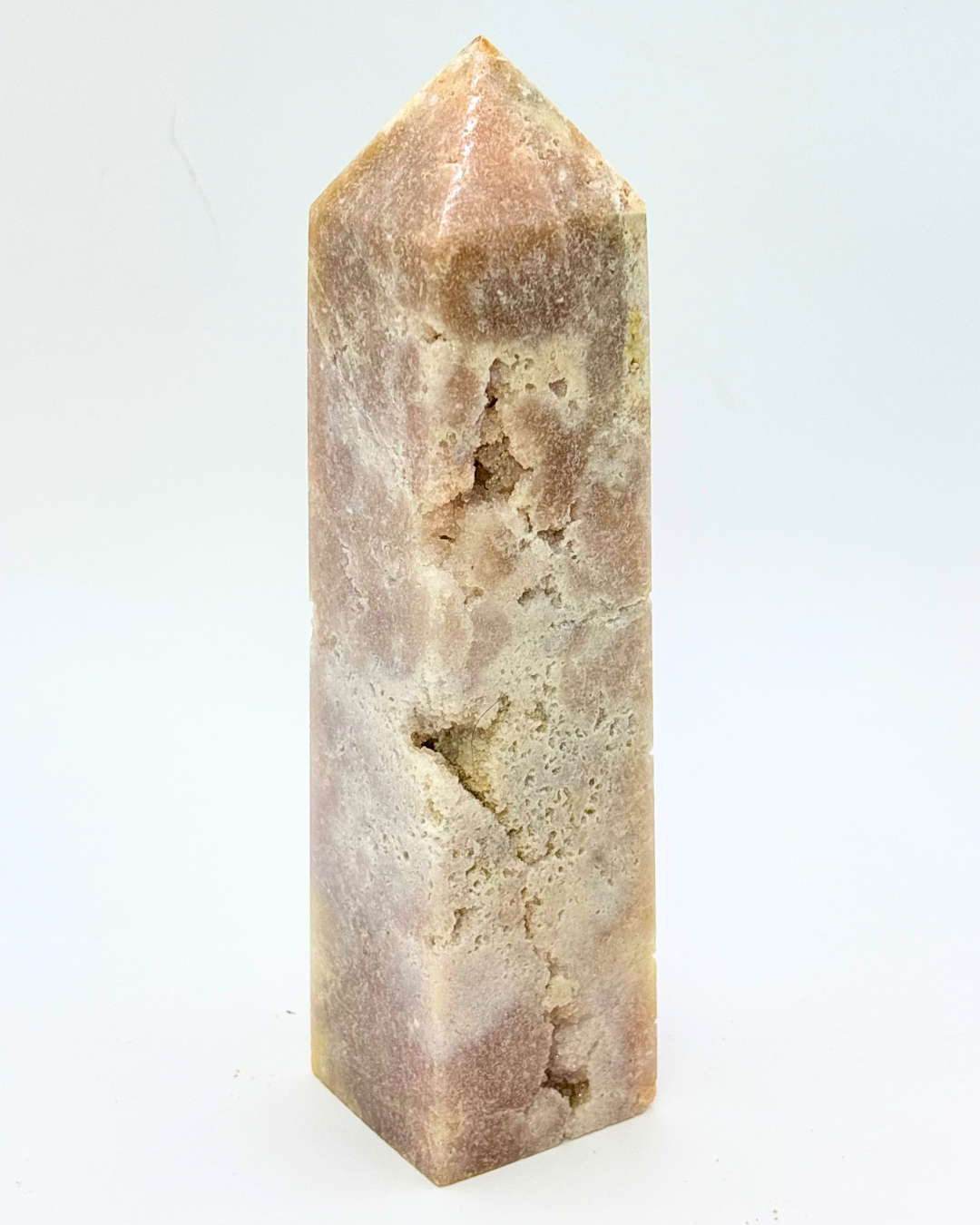 XL Druzy Pink Amethyst Tower