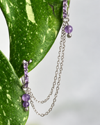 Amethyst Cordellia Earring Chain