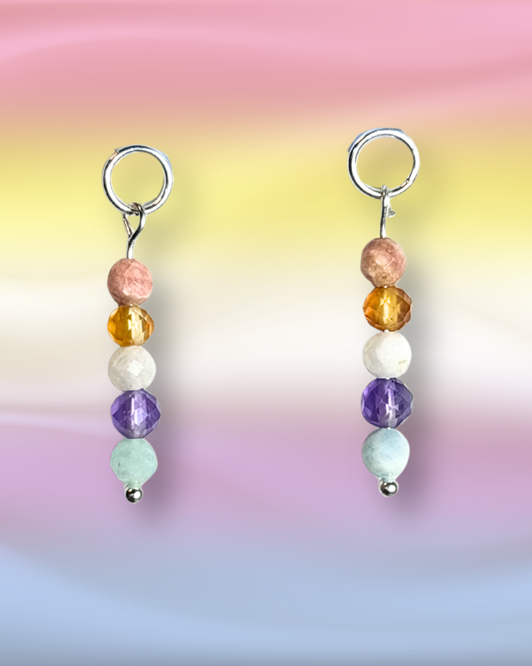 Bigender Pride Earring Charm