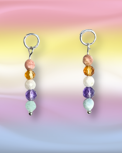 Bigender Pride Earring Charm