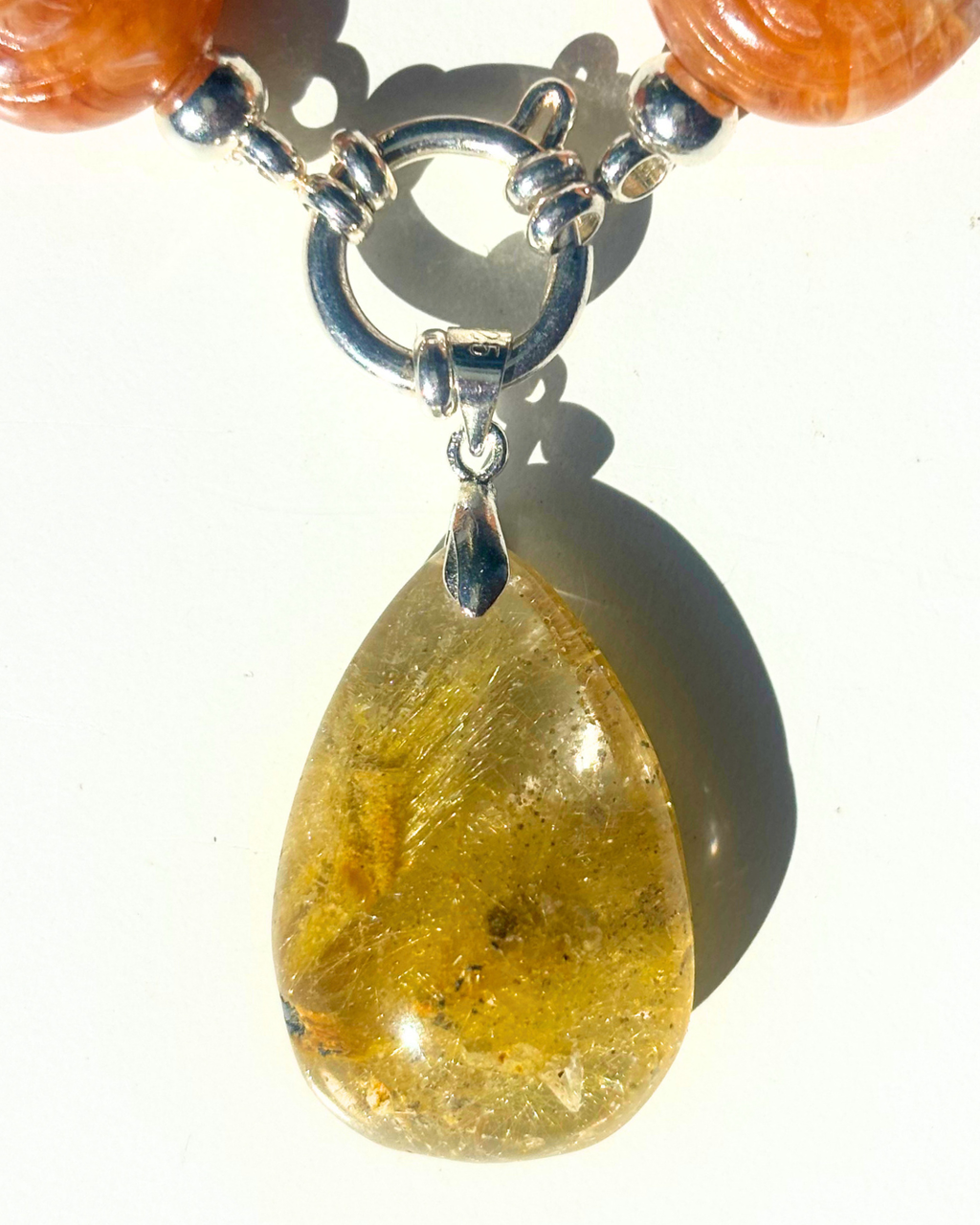 Golden Rutile Pendant #3