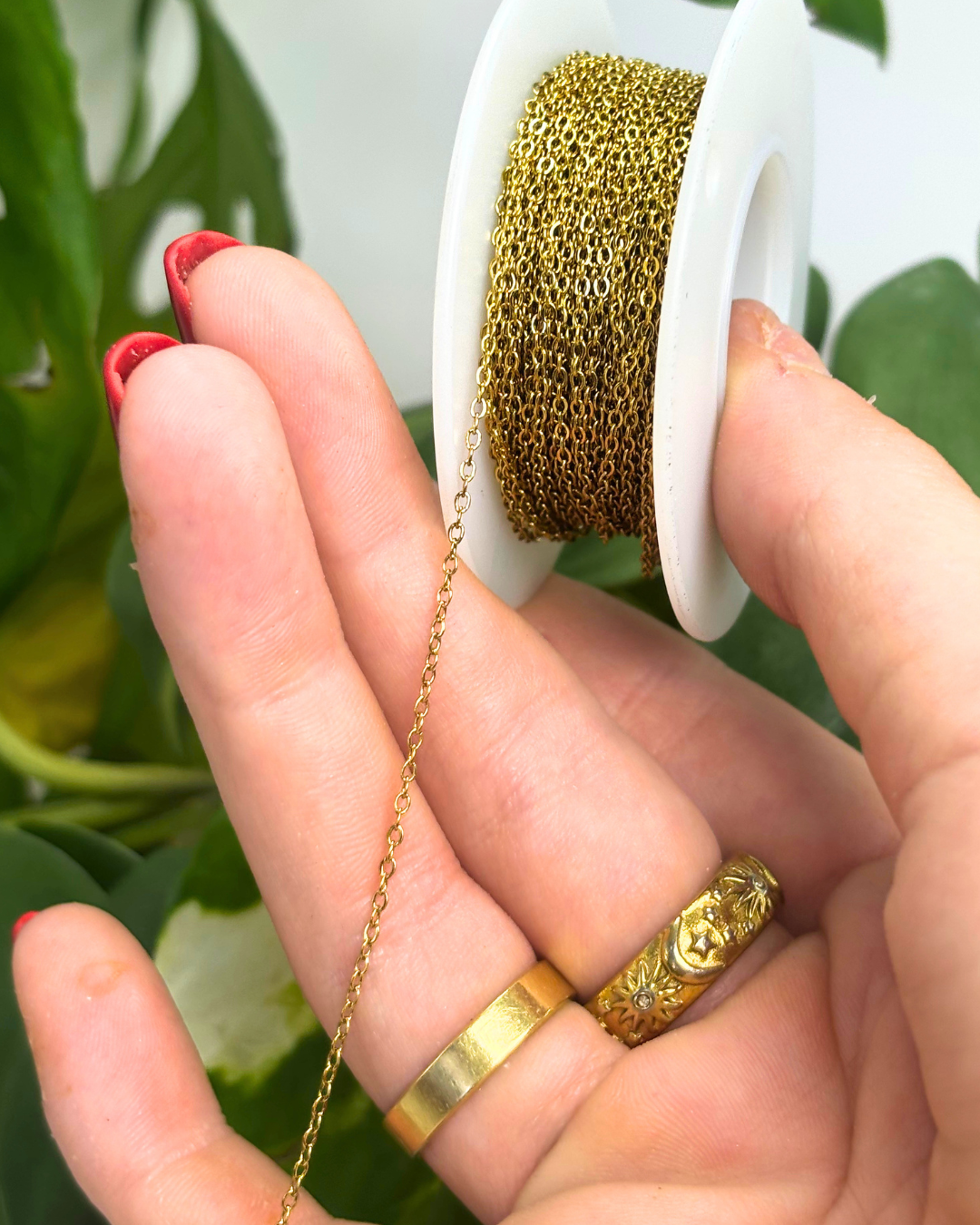 2mm Gold Stainless Steel Chain 5m