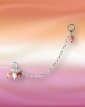 Sunrise Grape Chain Earring Charm
