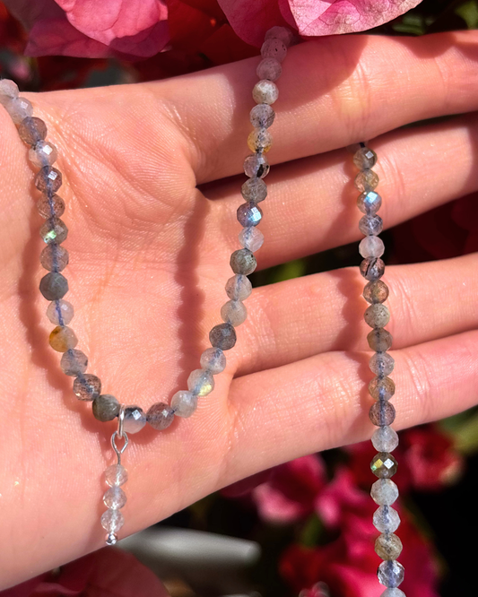 Labradorite Crystal Necklace