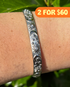 The Sun & Her Stars Celestial Silver Cuff