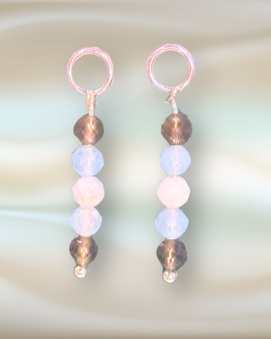 Blue Cotton Candy Earring Charm