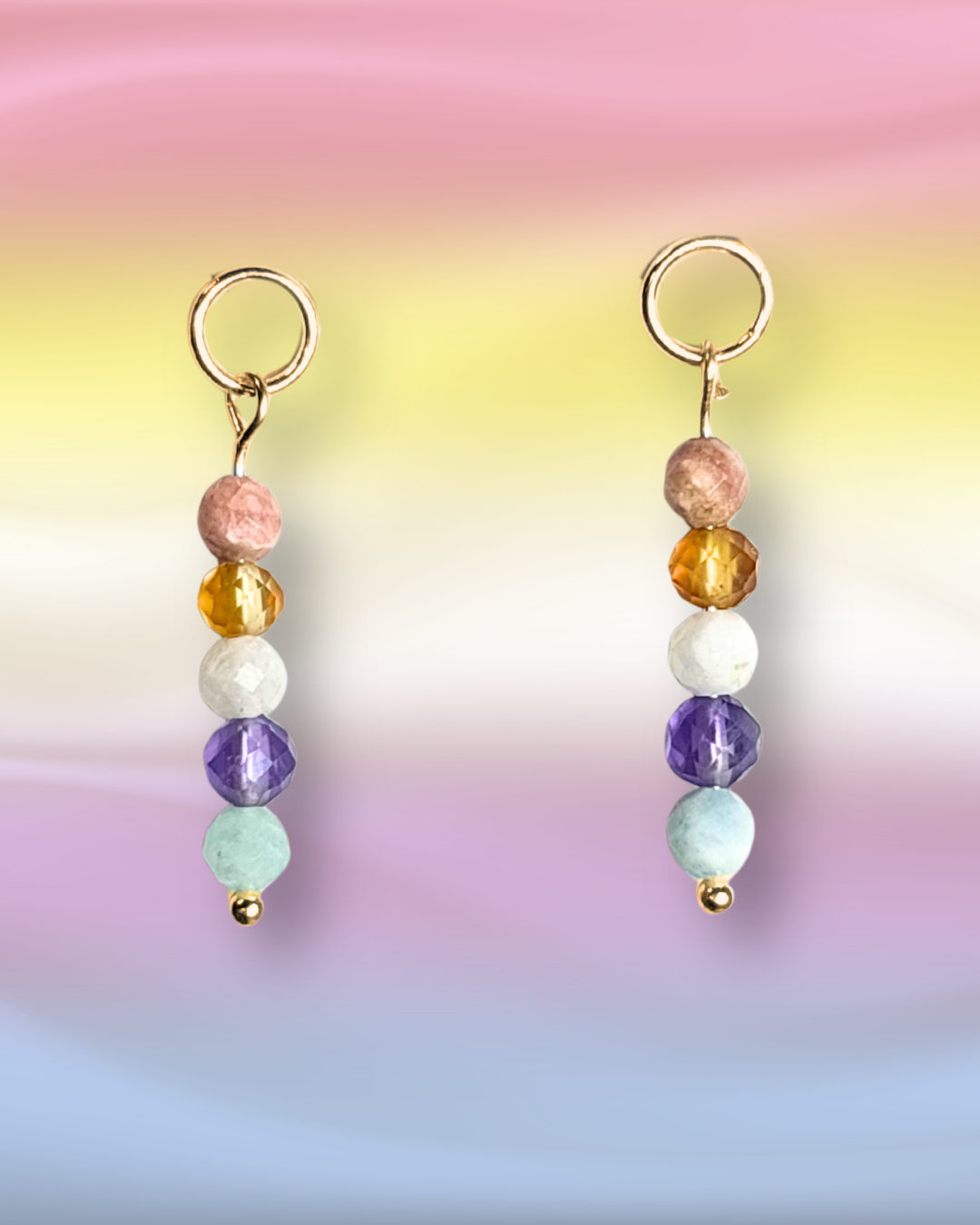 Bigender Pride Earring Charm
