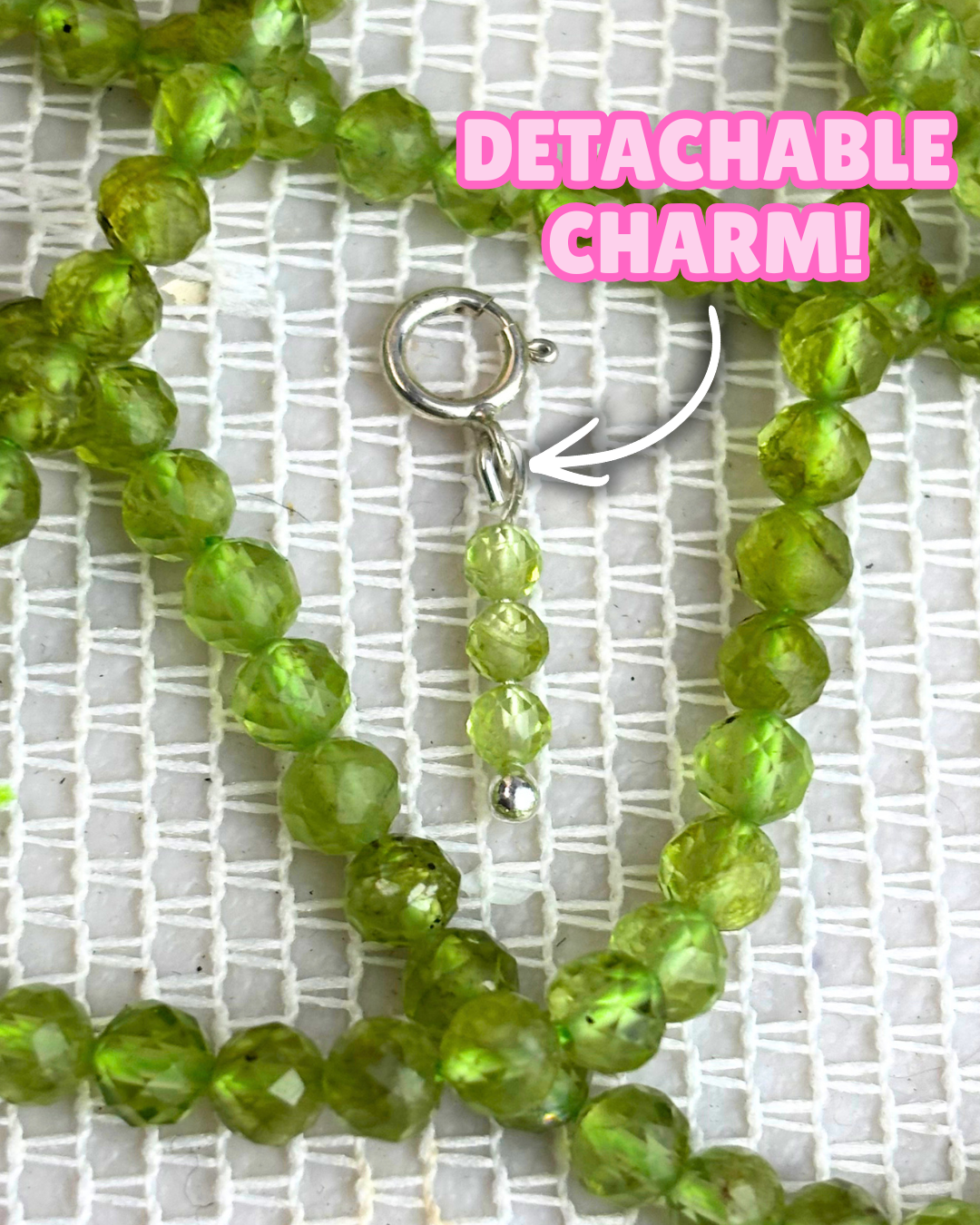 Prehnite Crystal Necklace