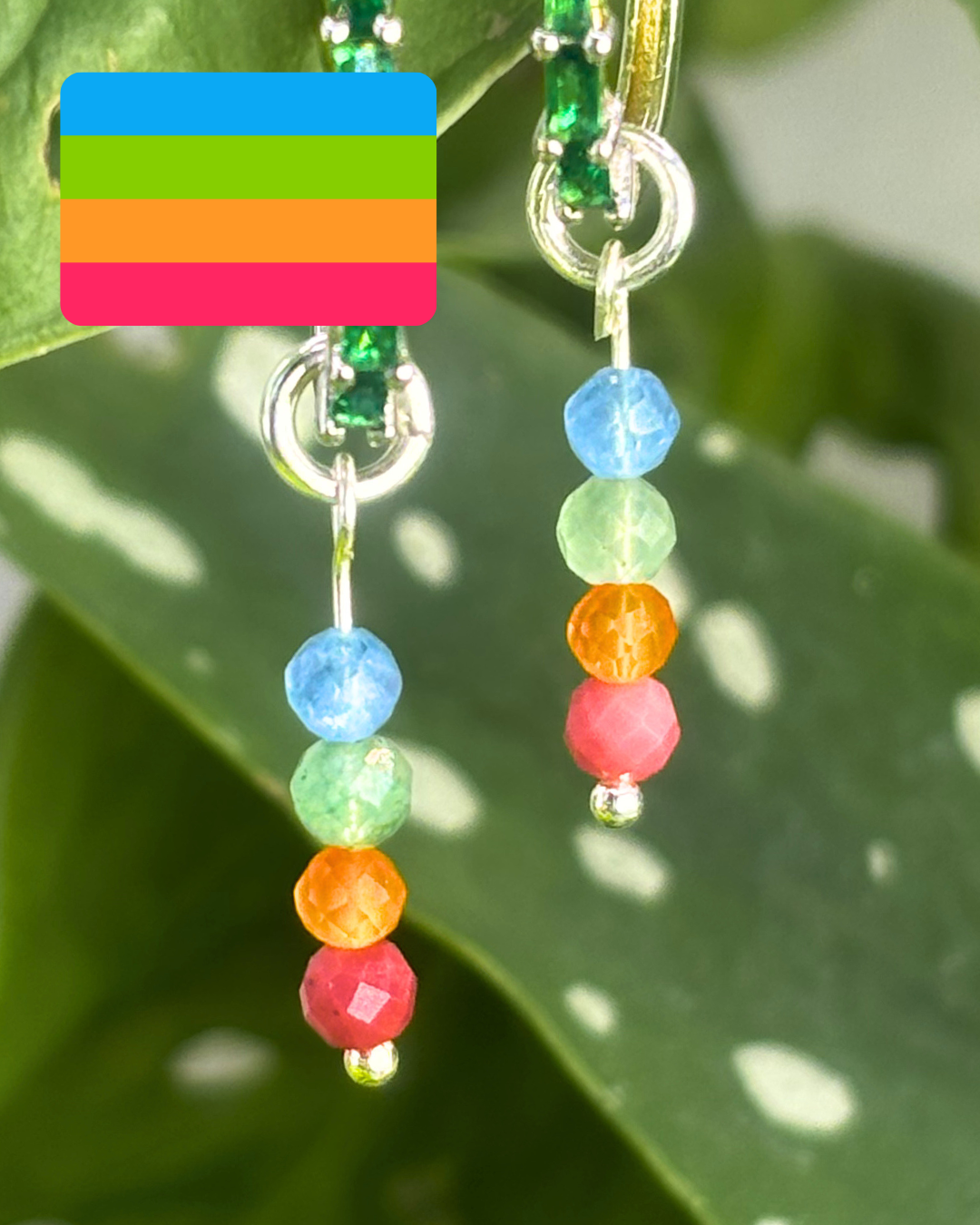 Panromantic Pride Earring Charm