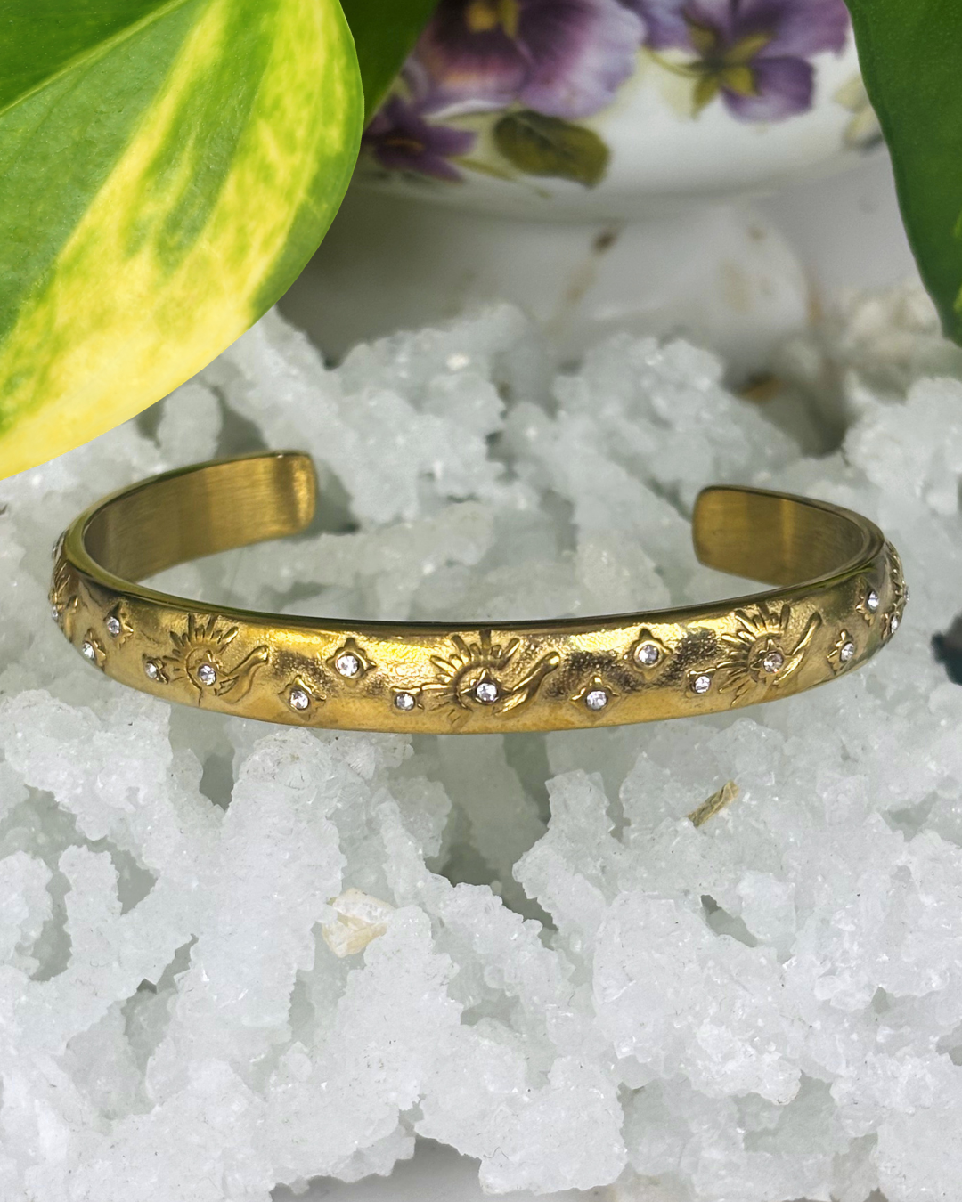 The Star Celestial Gold Cuff