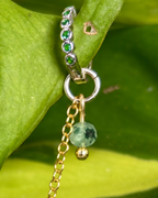 Moss Agate Aphrodite Chain