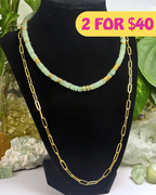 Long Gold Paperclip Chain Necklace 60CM
