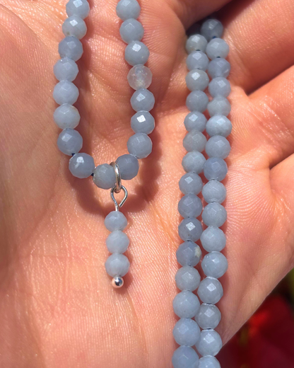 Angelite Crystal Necklace
