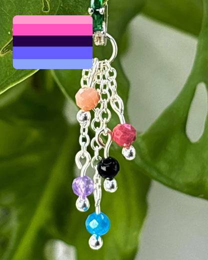 Omnisexual Pride Lily of the Valley Charm