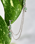Green Aventurine Cordellia Earring Chain