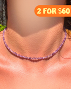 Amethyst Crystal Necklace