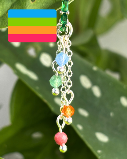 Panromantic Pride Lily of the Valley Charm