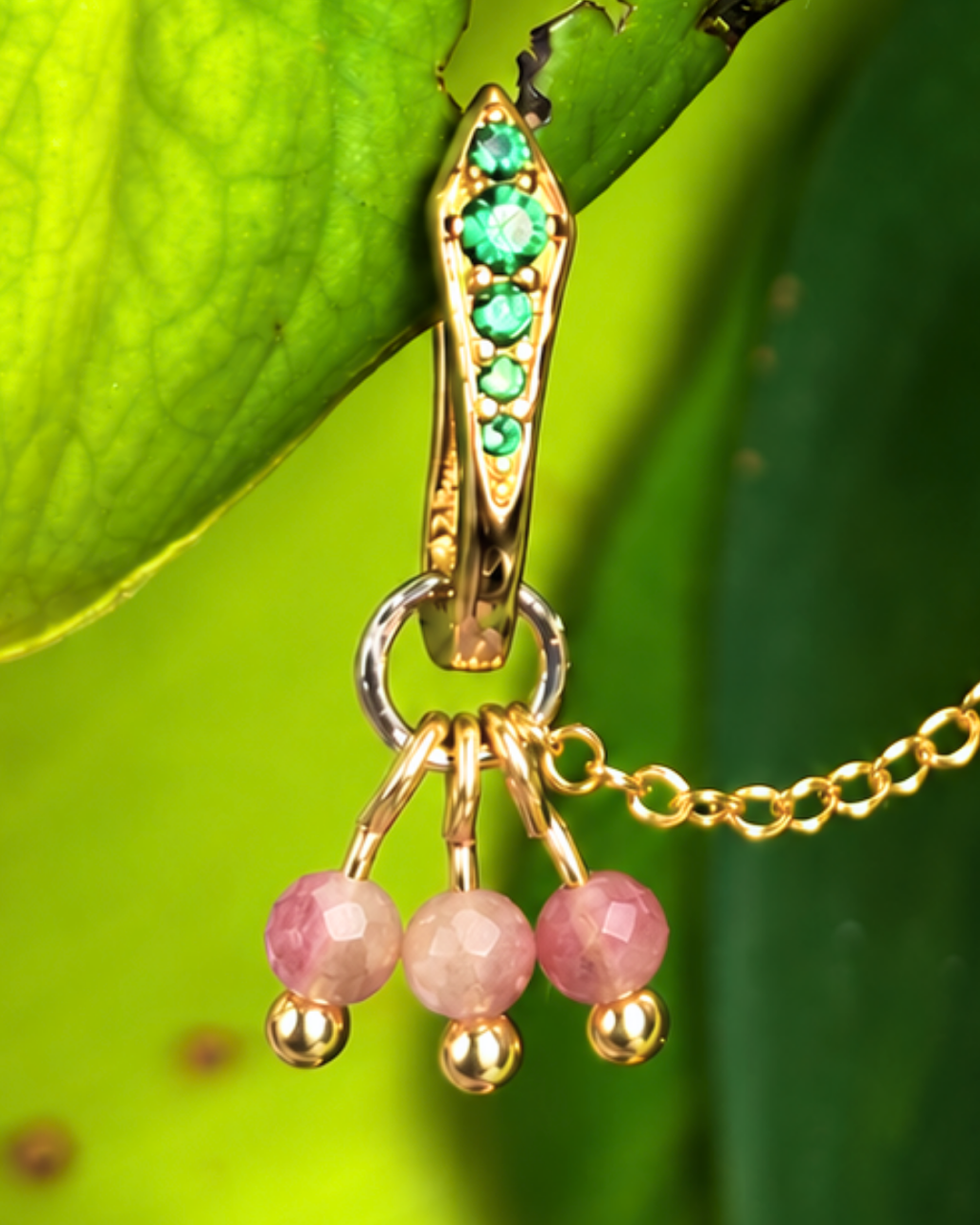 Rhodonite Grape Chain
