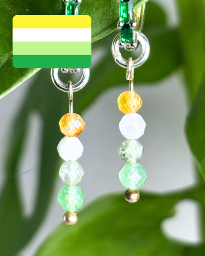 Gender Neutral Pride Earring Charm