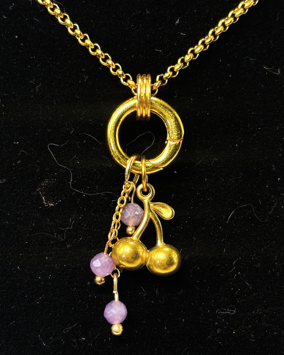The Dainty Gold Clasp Necklace 45cm