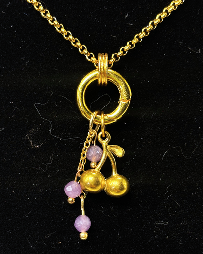 The Dainty Gold Clasp Necklace 45cm