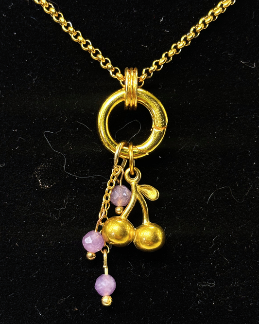 The Dainty Gold Clasp Necklace 45cm