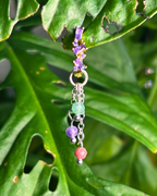 CUSTOM Lily of the Valley Crystal Earring Charm