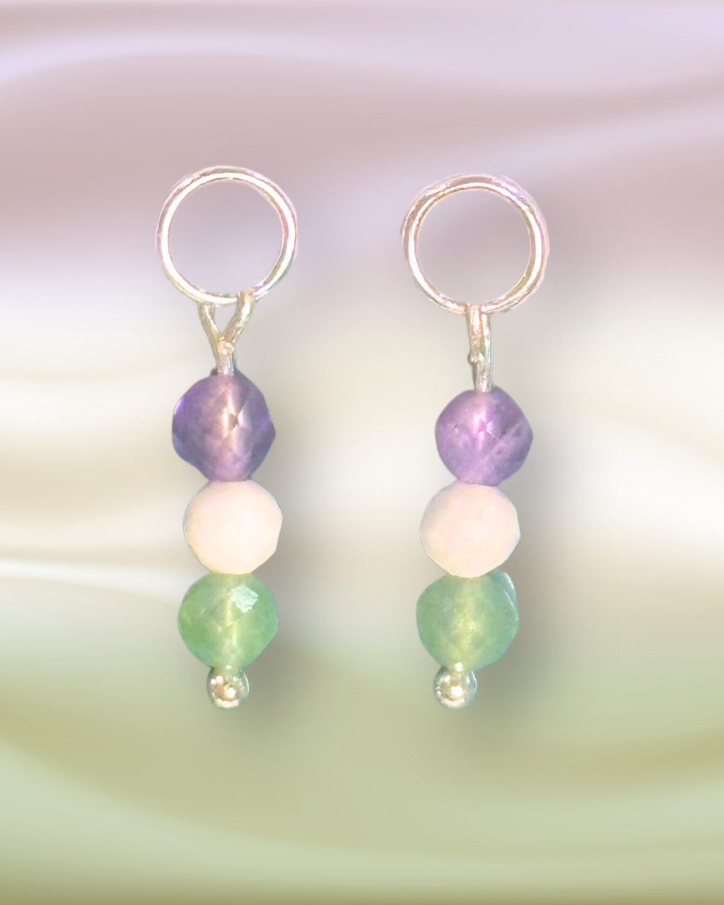 Genderqueer Pride Earring Charm