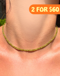 Peridot Crystal Necklace