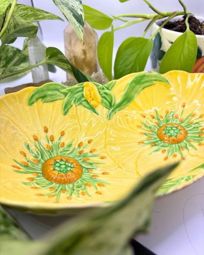 Yellow Carltonware Bowl Buttercup Florals