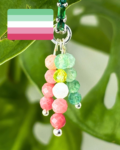 Abrosexual Pride Triple Sparkle Charm