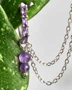 Amethyst Cordellia Earring Chain