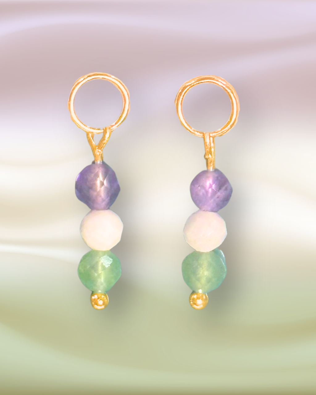 Genderqueer Pride Earring Charm