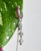 Labradorite Waterfall Earring Chain