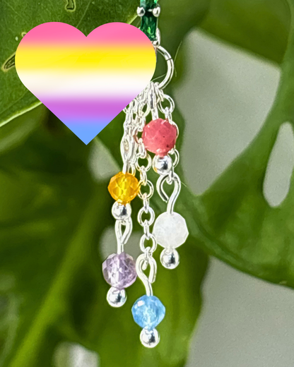 Midnight Sun Lily of the Valley Charm
