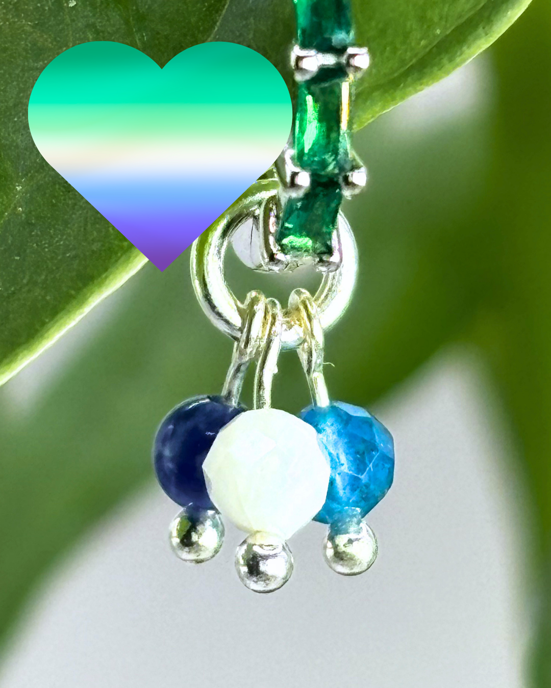Mint Fresh Grape Earring Charm
