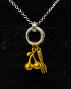 The Dainty Silver Clasp Necklace 45cm