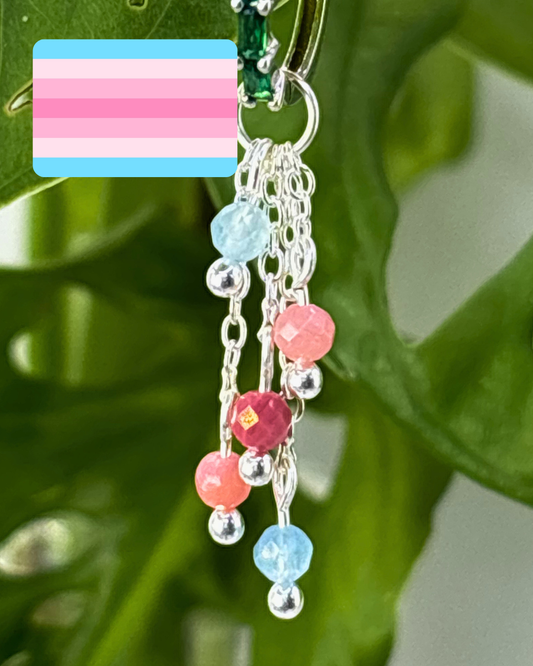 Transfemme Pride Lily of the Valley Charm