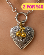 The Sailors Clasp Silver Necklace 40cm