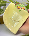 Yellow Carltonware Corner Trinket Dish Primula Florals