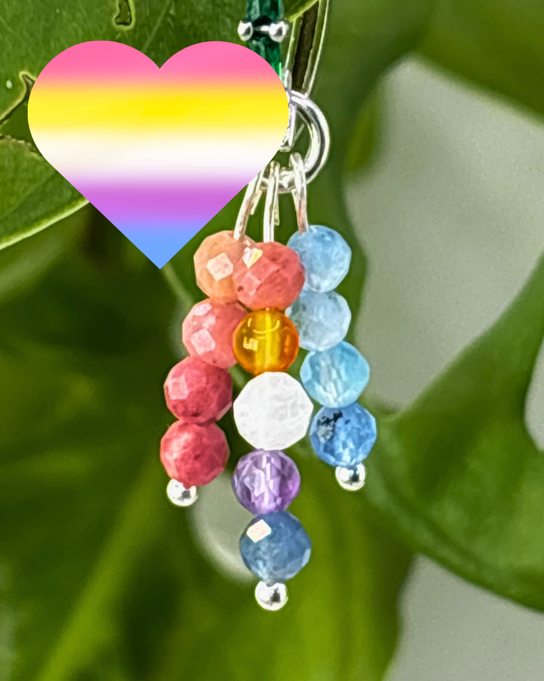 Midnight Sun Triple Sparkle Charm