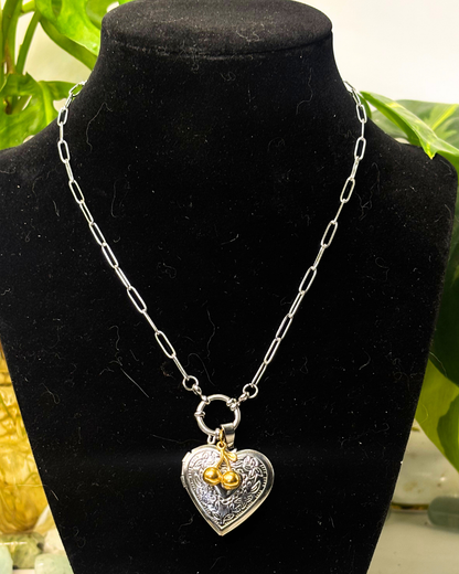 The Sailors Clasp Silver Necklace 40cm