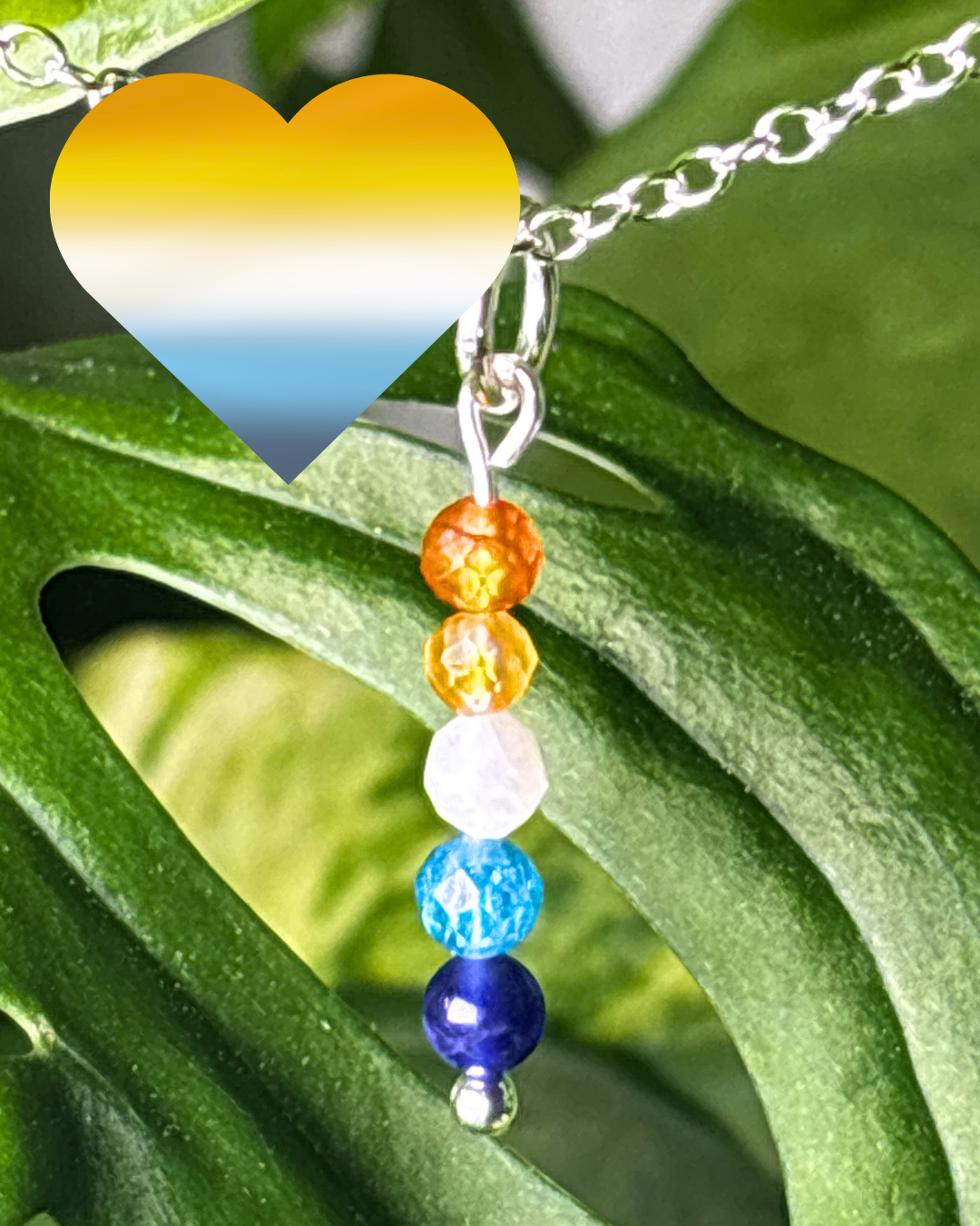 Fire & Ice Necklace Charm