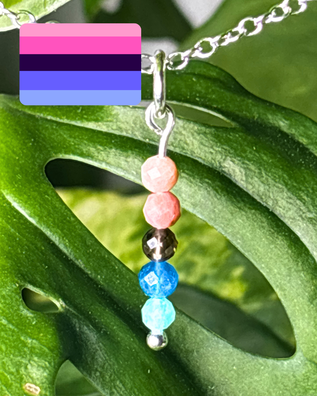 Omnisexual Pride Necklace Charm