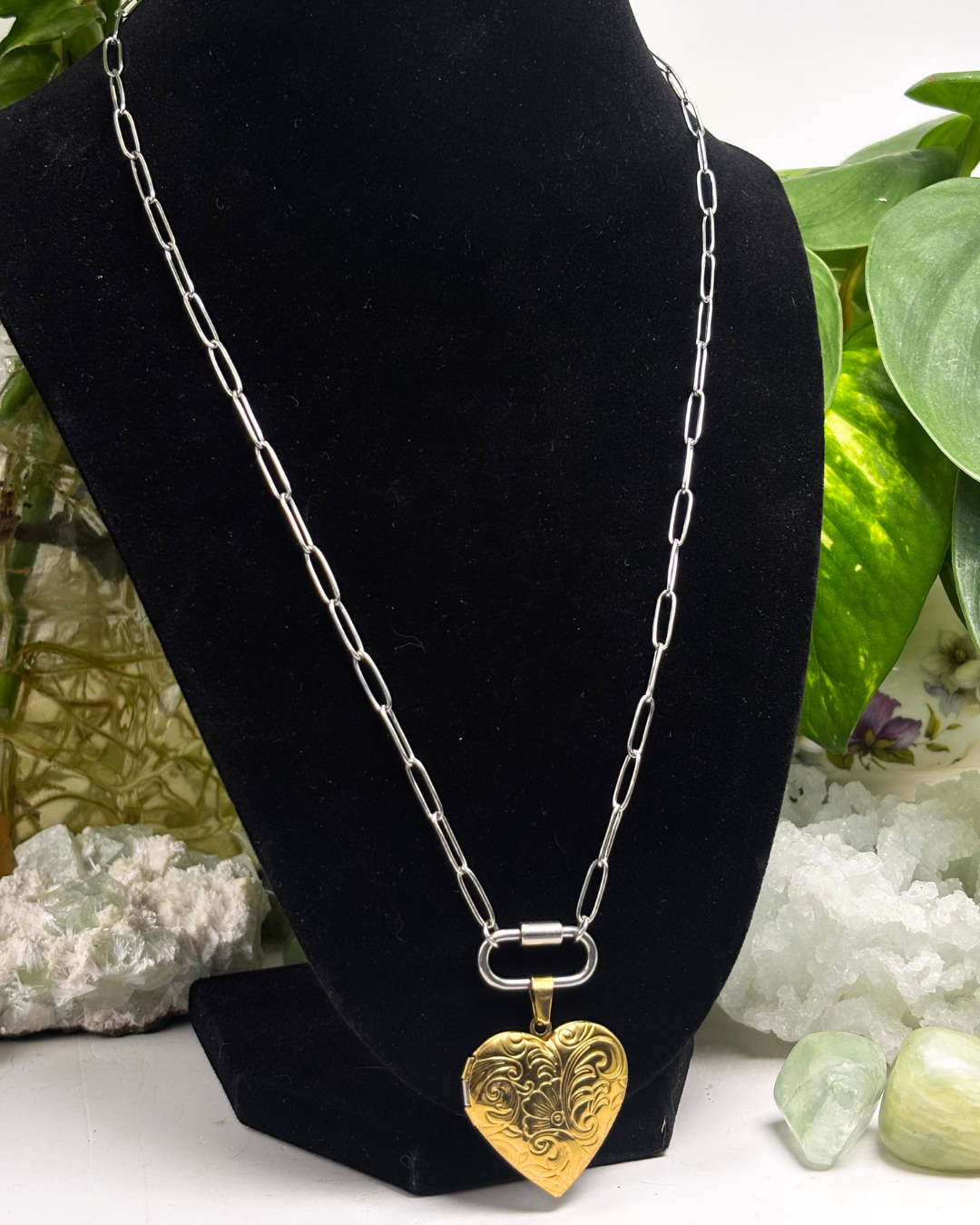 The Carabiner Necklace Silver 50cm